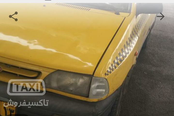 فروش تاکسی پراید مدل 87 در اصفهان