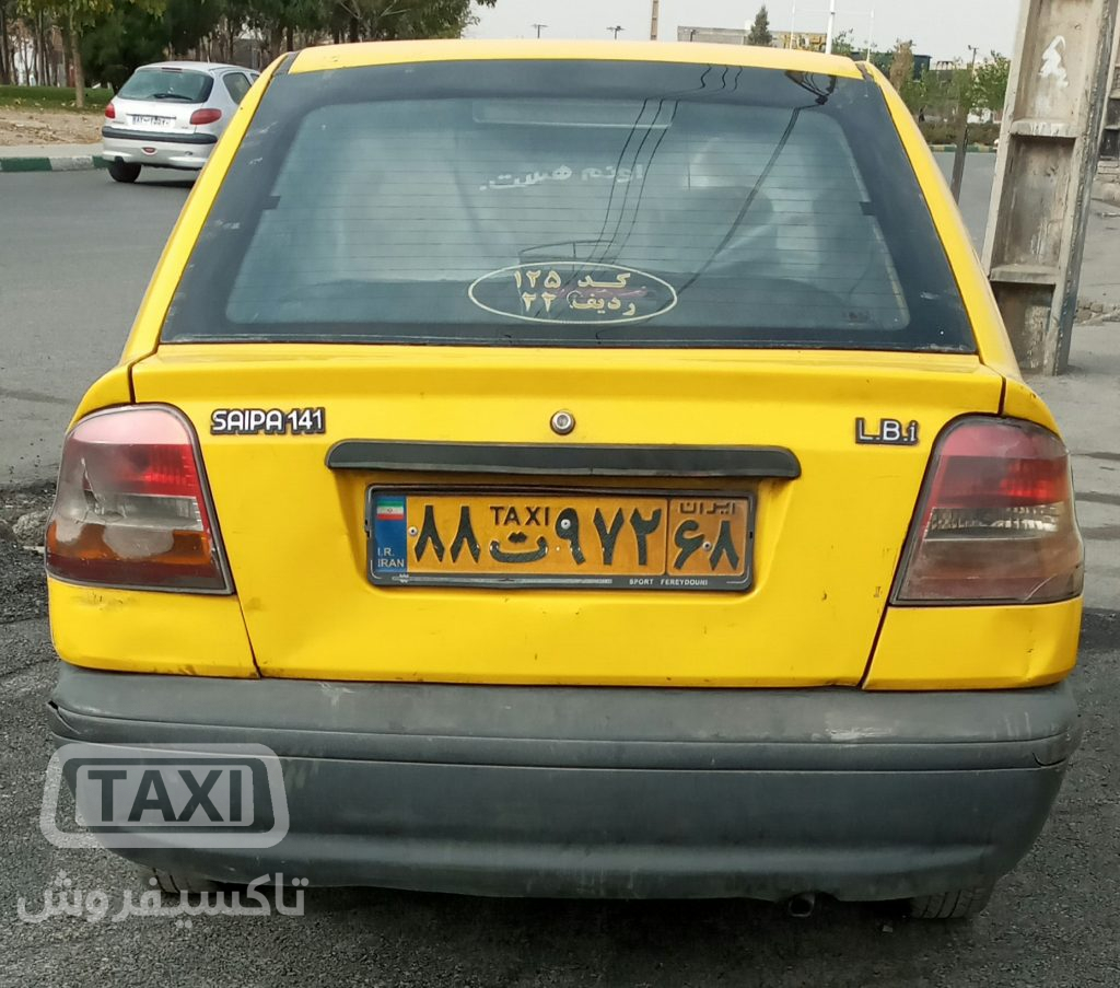 فروش تاکسی پراید 141 مدل 86