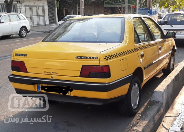 فروش تاکسی پژو 405 خطی مدل 96