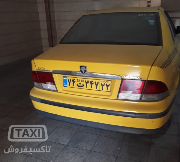 فروش تاکسی سمند خطی مدل 87