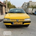فروش تاکسی پژو 405 دوگانه مدل 96
