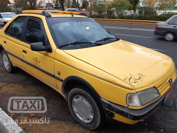 فروش تاکسی پژو 405 گردشی مدل 89