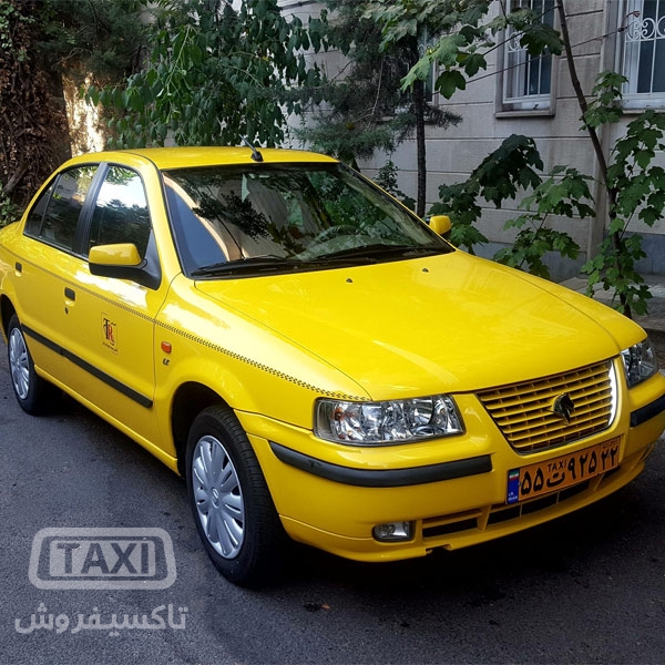 فروش تاکسی سمند EF7 دوگانه مدل ۹۵