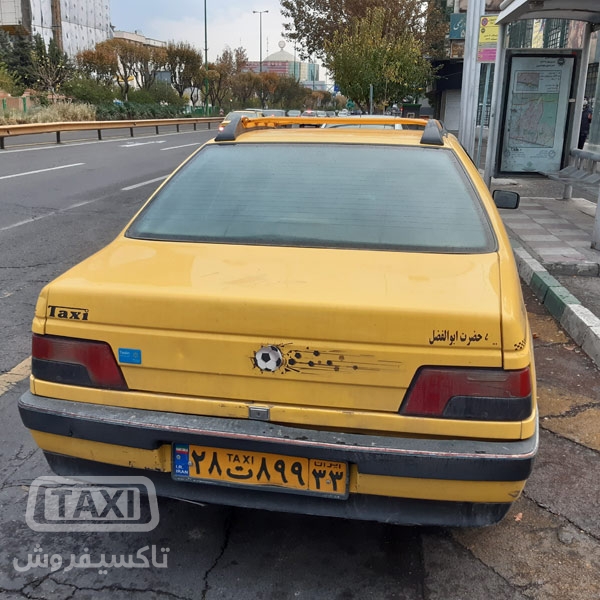 فروش تاکسی پژو 405 گردشی مدل 89