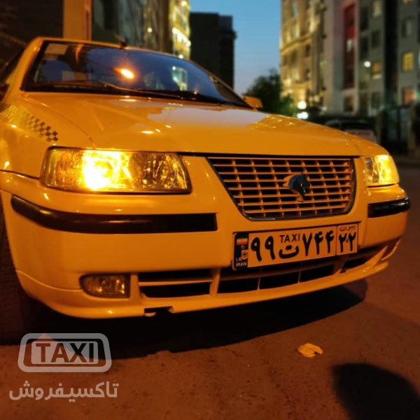 فروش تاکسی سمند زرد گردشی مدل ۹۹