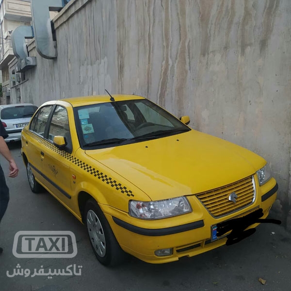 فروش تاکسی سمند EF7 گازسوز مدل 96