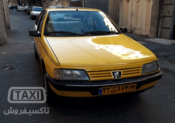 فروش تاکسی پژو 405 مدل 90 تمیز