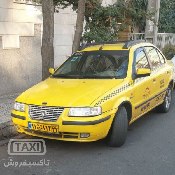 فروش تاکسی سمند ef7 گردشی گاز سوز