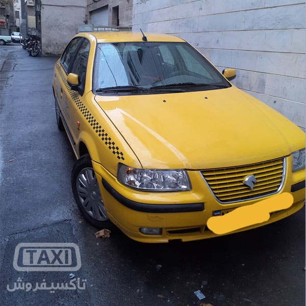 فروش تاکسی سمند EF7 گردشی مدل 95