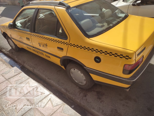فروش تاکسی پژو ۴۰۵ مدل ۹۶ دوگانه
