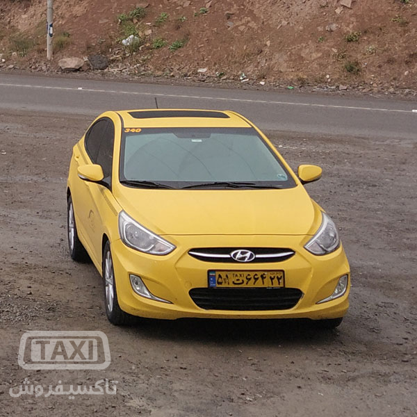 فروش تاکسی هیوندا اکسنت فرودگاه مهرآباد