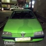 فروش تاکسی پژو 405 سبز مدل 90