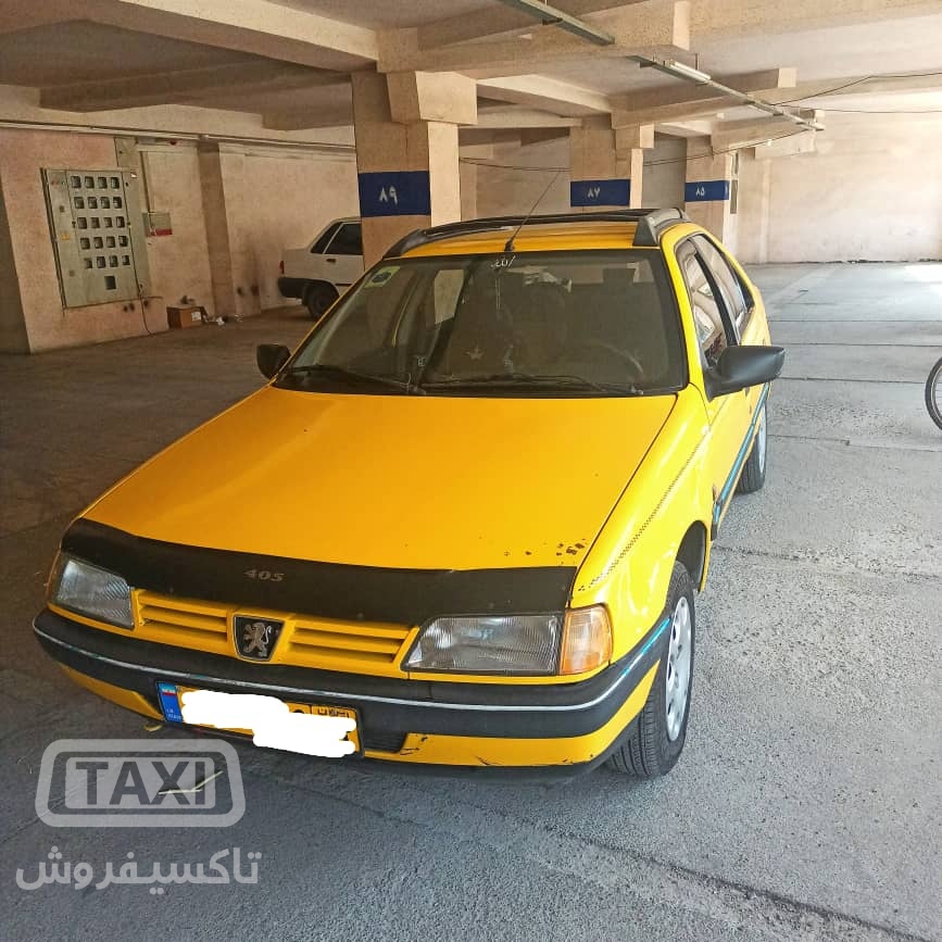 فروش تاکسی پژو 405 دوگانه مدل 91