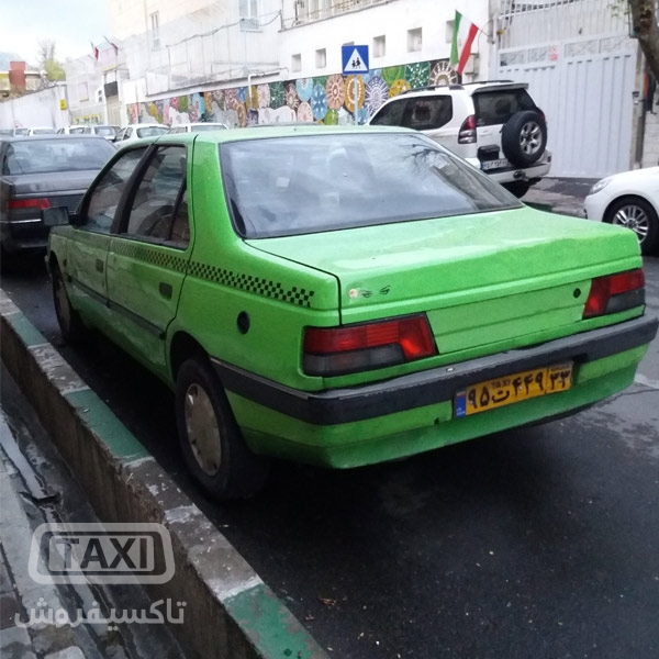 فروش تاکسی پژو روآ سبز مدل ۸۶