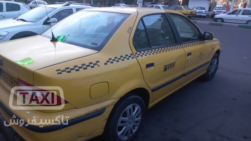 فروش تاکسی سمند مدل 96 تمیز