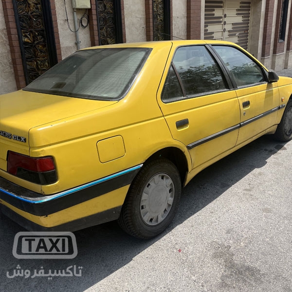 فروش تاکسی پژو 405 ع پلاک مدل 86