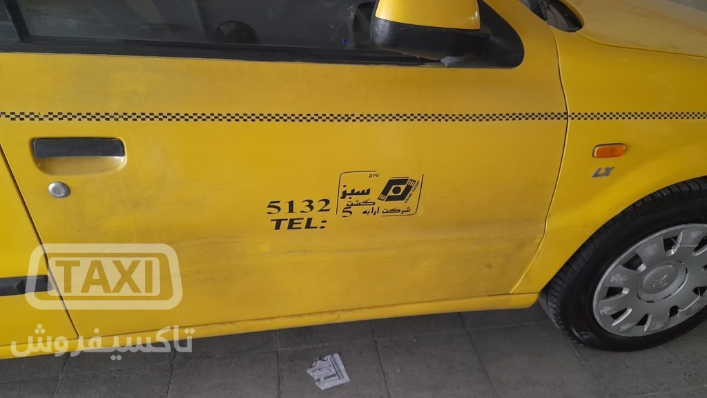 فروش تاکسی سمند EF7 خطی مدل 1395