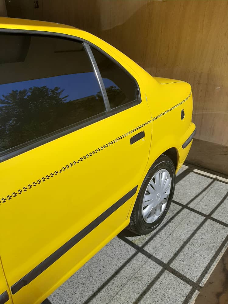تاکسی سمند زرد خوش رکاب