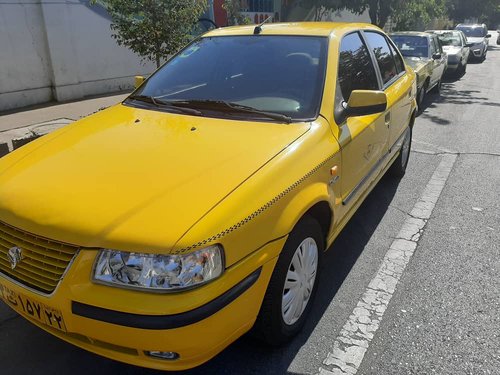تاکسی سمند زرد خوش رکاب