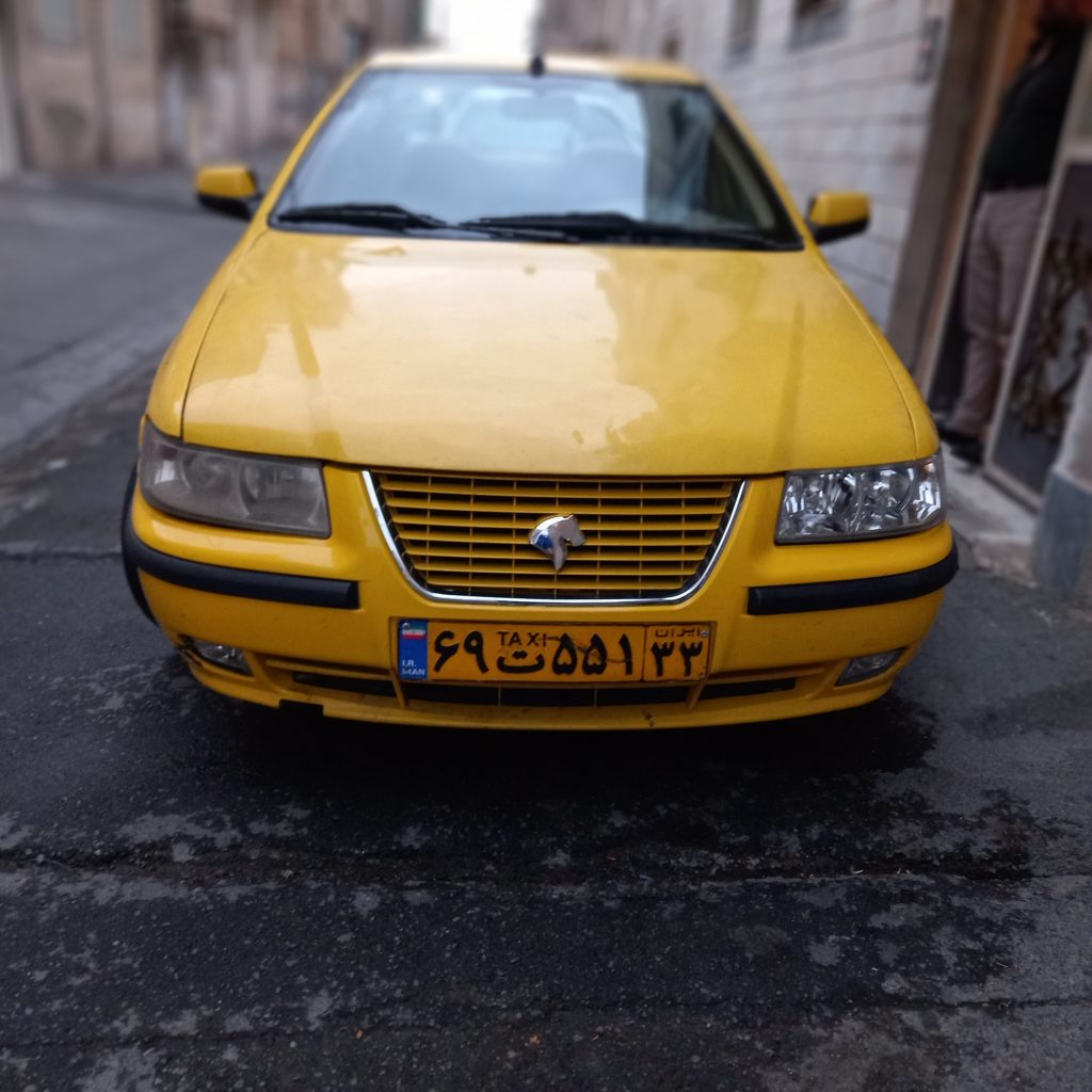 تاکسی سمند زرد گردشی مدل 93