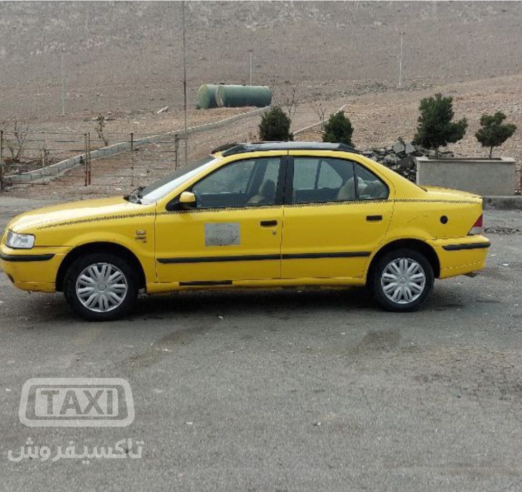 فروش تاکسی سمند گردشی دو گانه سوز مدل 90
