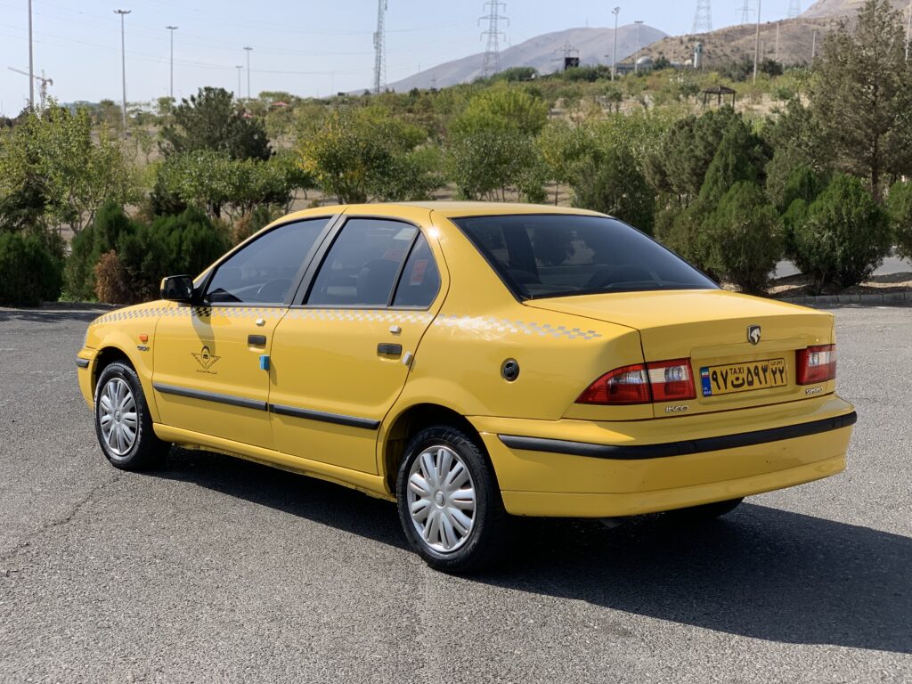 تاکسی سمند EF7 دوگانه سوز مدل ۱۳۹۹ بدون خط و خش