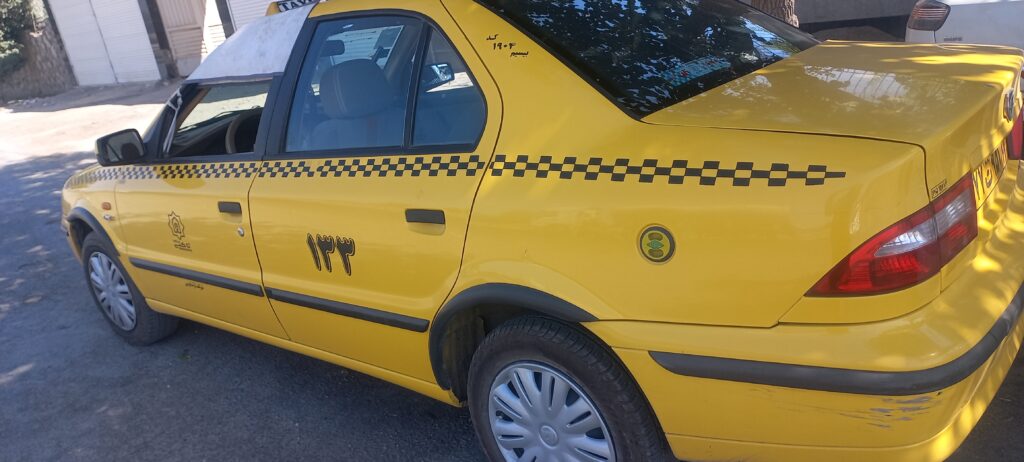 تاکسی سمند Lx دوگانه سوز شرکتی مدل ۹۹