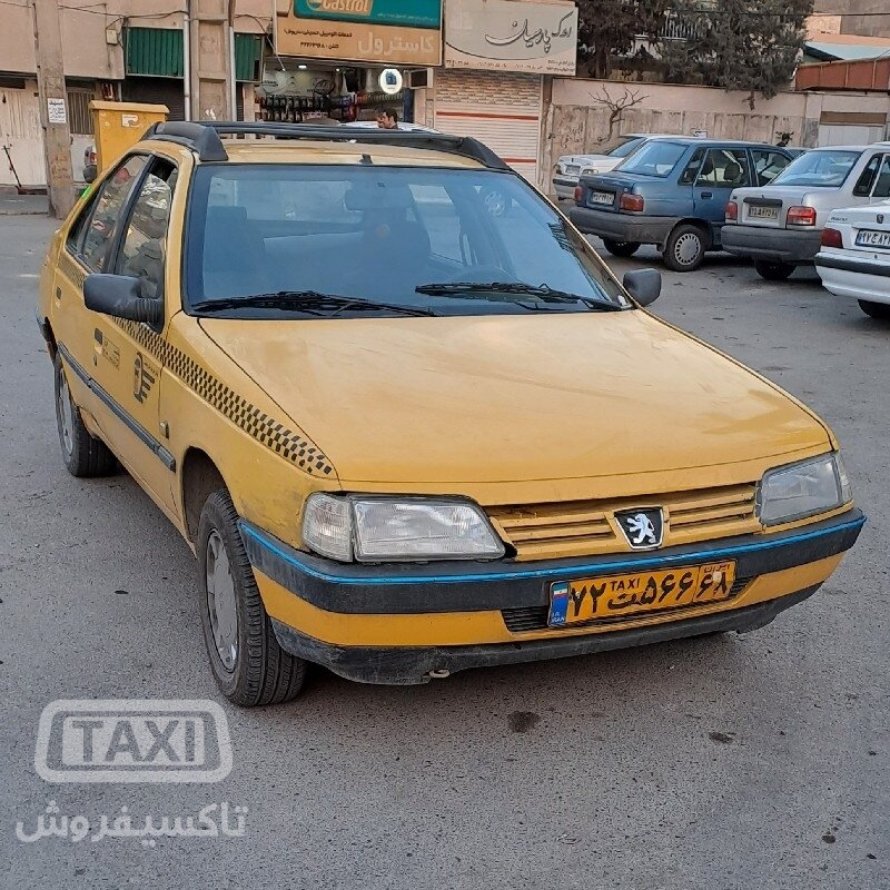 فروش تاکسی پژو ۴۰۵ خطی مدل 86