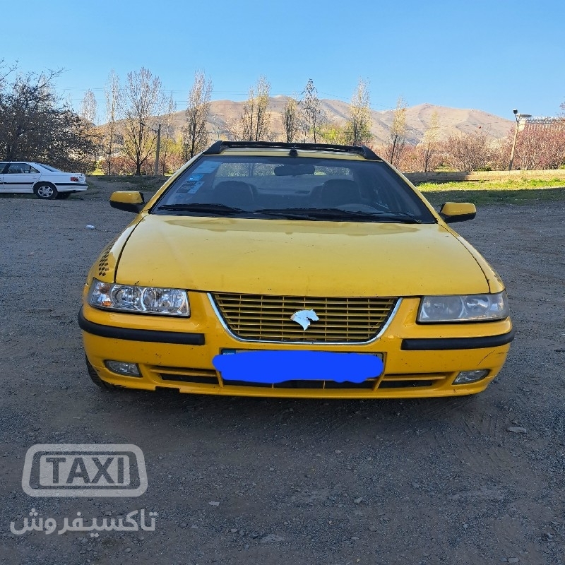 فروش تاکسی سمند ef7 خطی مدل 90